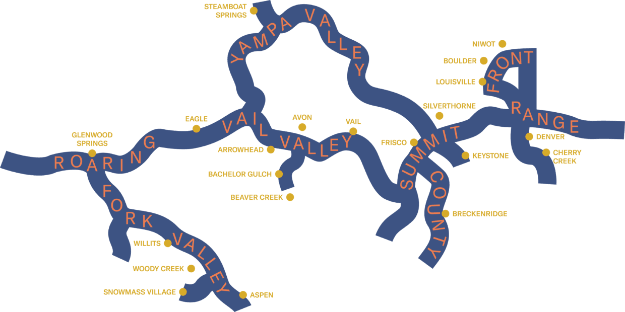 Map of areas served by Slifer Smith & Frampton