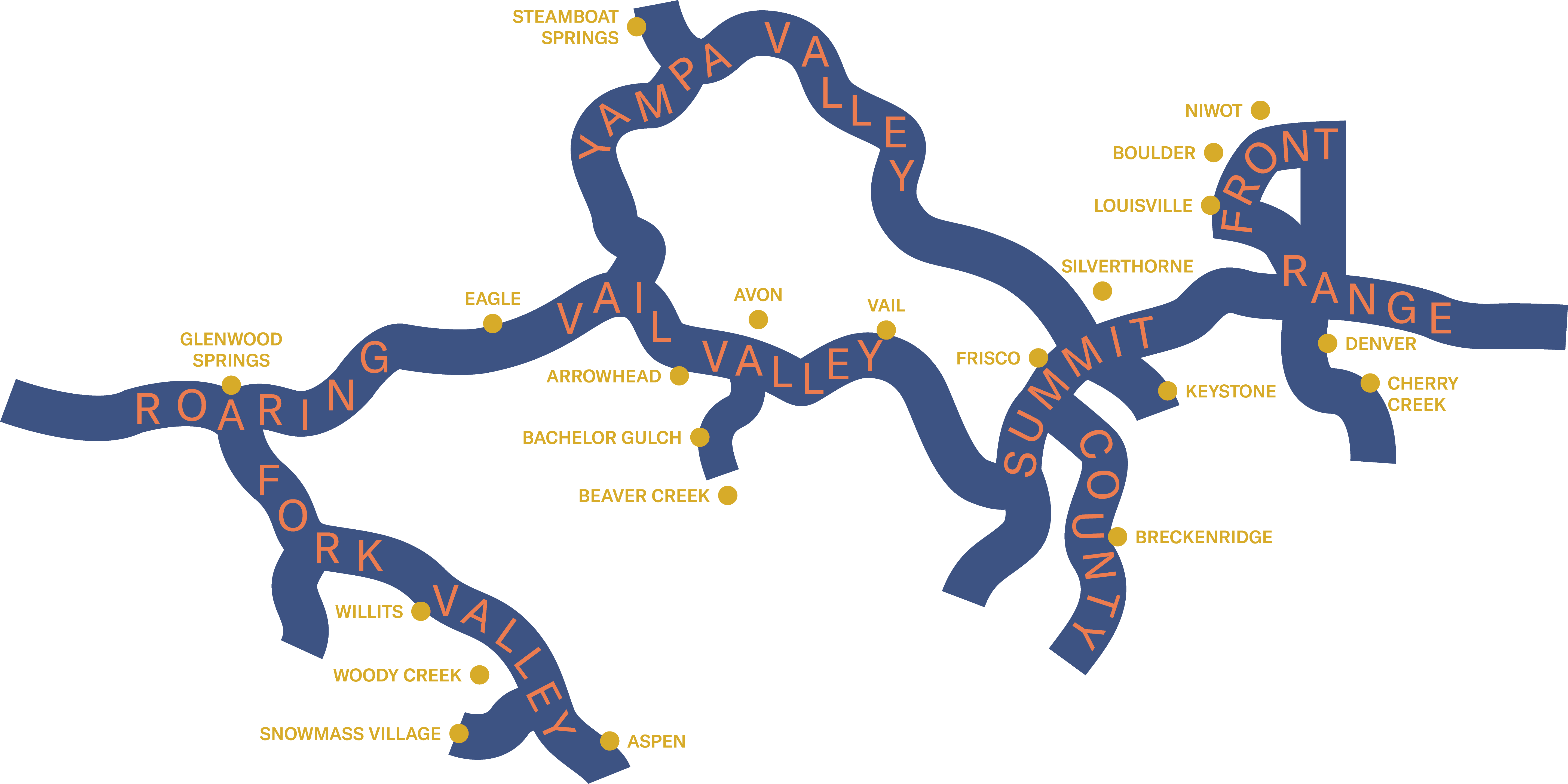 Map of areas served by Slifer Smith & Frampton